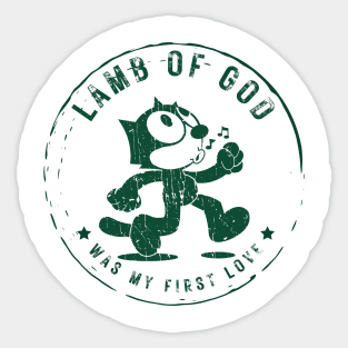 lamb of god my first love Sticker